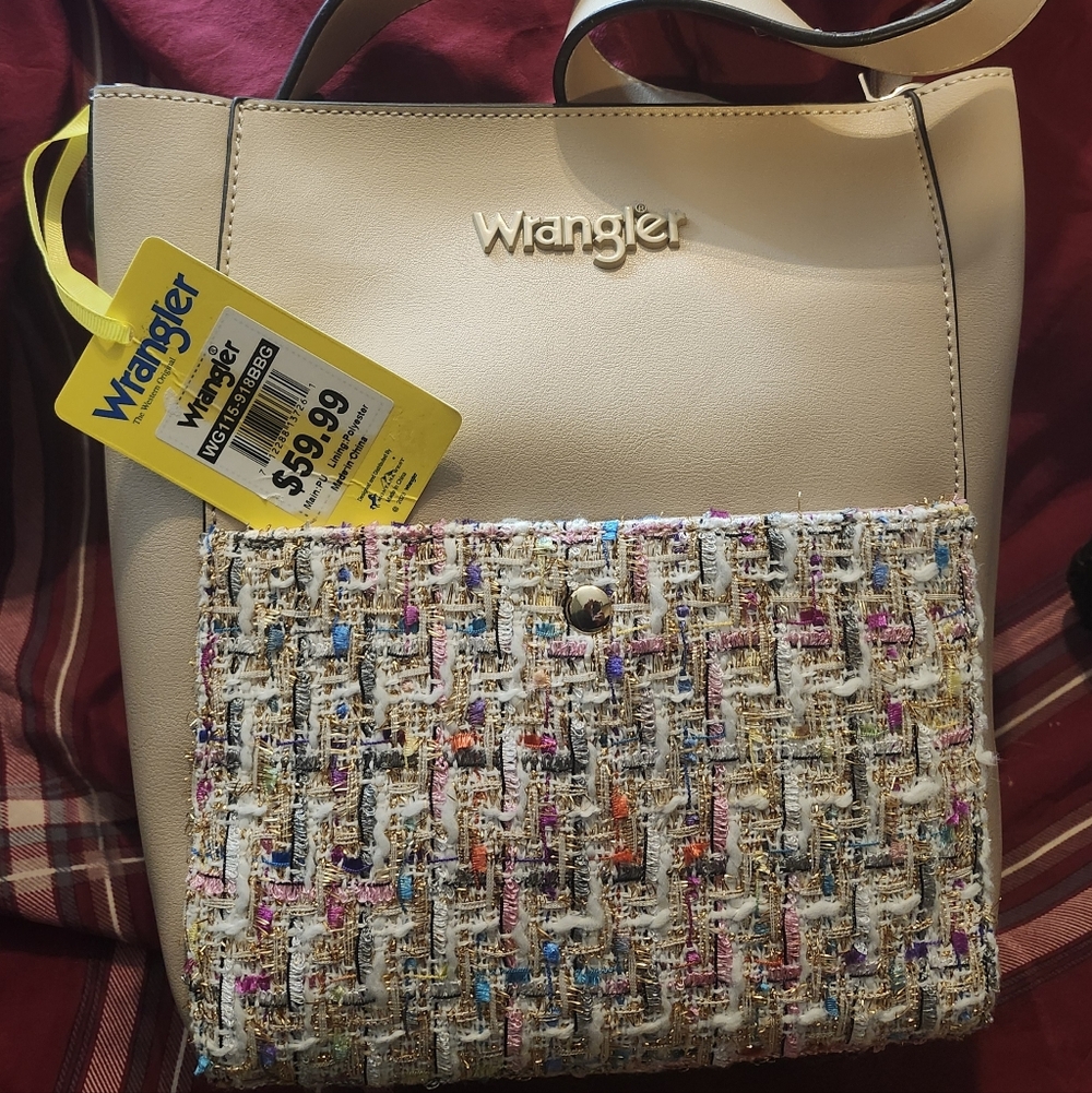 **FOR DEBRA ONLY**Wrangler Bucket Tweed Shoulder/Hand Handbag